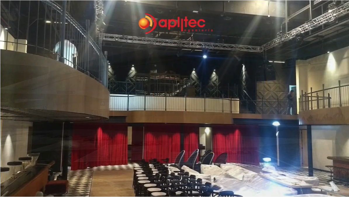 Clientes y proyectos representativos Aplitec Ingeniería - Teatro del Hotel Atelier Costa Mujeres Quintana Roo